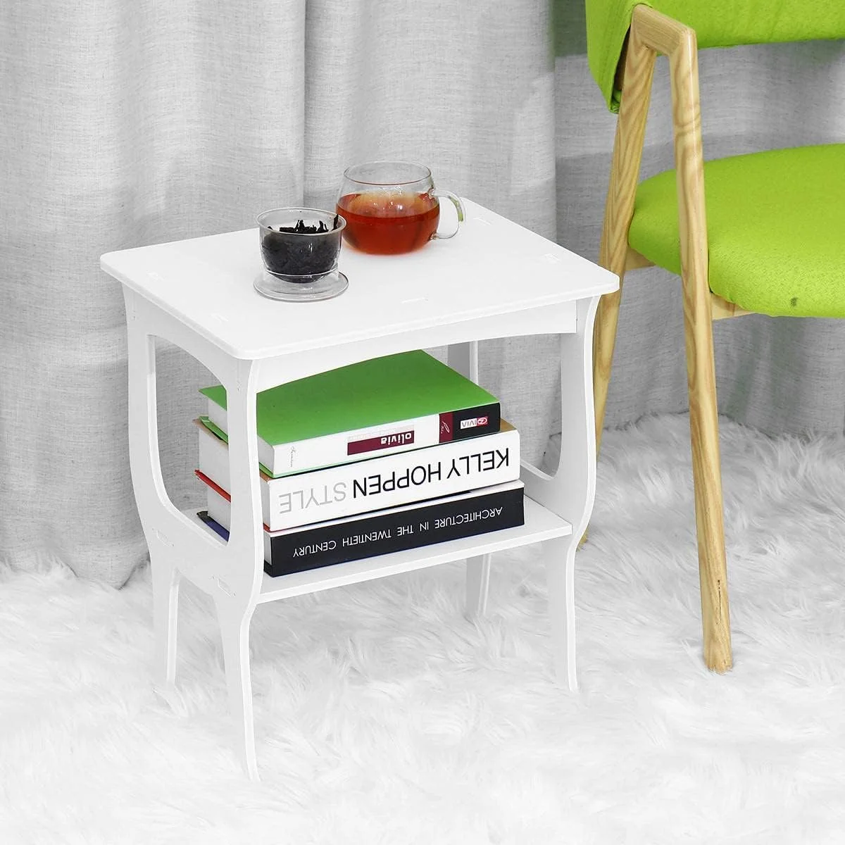 میز پاتختی / میز پلاستیکی متمایز کنار تخت برای اتاق خواب چند منظوره / طاولة جانبیة