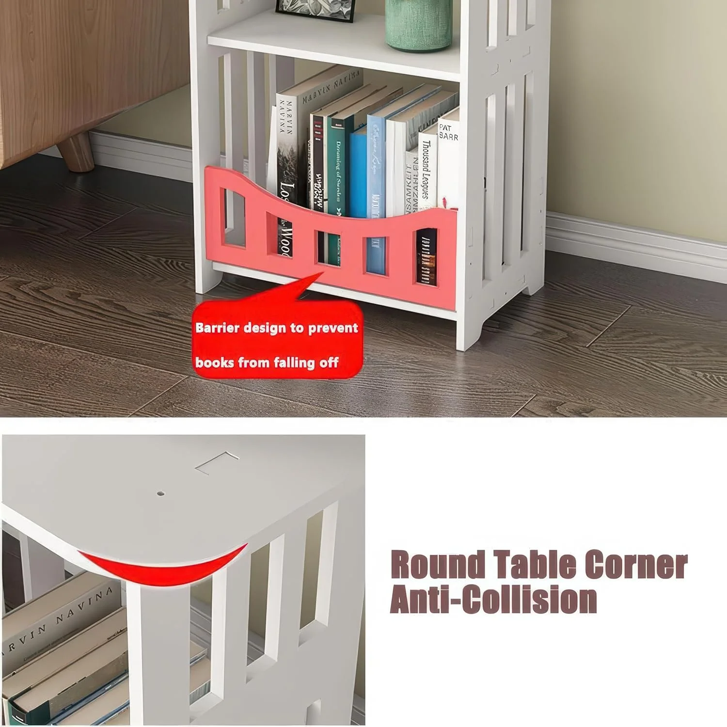 میز پاتختی باریک با کشو، میز کنار تختی کوچک سفید، میز کنار تختی باریک و قفسه مجله، میز عسلی جمع و جور شیک و زیبا برای مبلمان اتاق خواب برای فضاهای کوچک (سفید A-50x30x46CM) میز پاتختی باریک با کشو، میز کنار تختی کوچک سفید، میز کنار تختی باریک و قفسه مجله، میز عسلی جمع و جور شیک و زیبا برای مبلمان اتاق خواب برای فضاهای کوچک (سفید A-50x30x46CM)