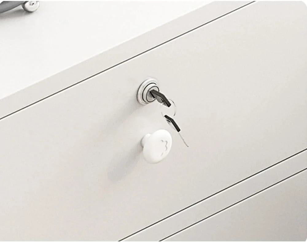 کابینت کنار تختی با کشو و قفسه کابینت کنار تختی با کشو و قفسه