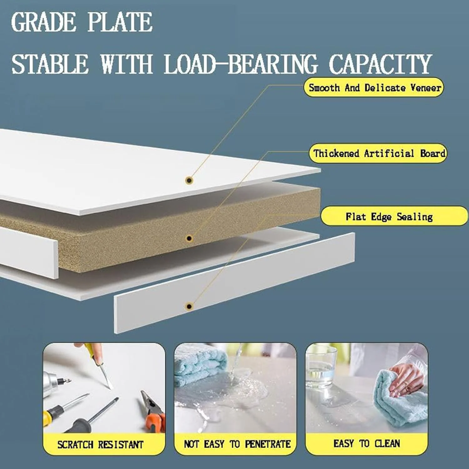 میز کنار تختی چوبی آبی، کابینت سازمان دهنده باز کنار تخت، با 2 کشو و محفظه ضد افتادن، برای اتاق خواب کودک/بچه ها میز کنار تختی چوبی آبی، کابینت سازمان دهنده باز کنار تخت، با 2 کشو و محفظه ضد افتادن، برای اتاق خواب کودک/بچه ها