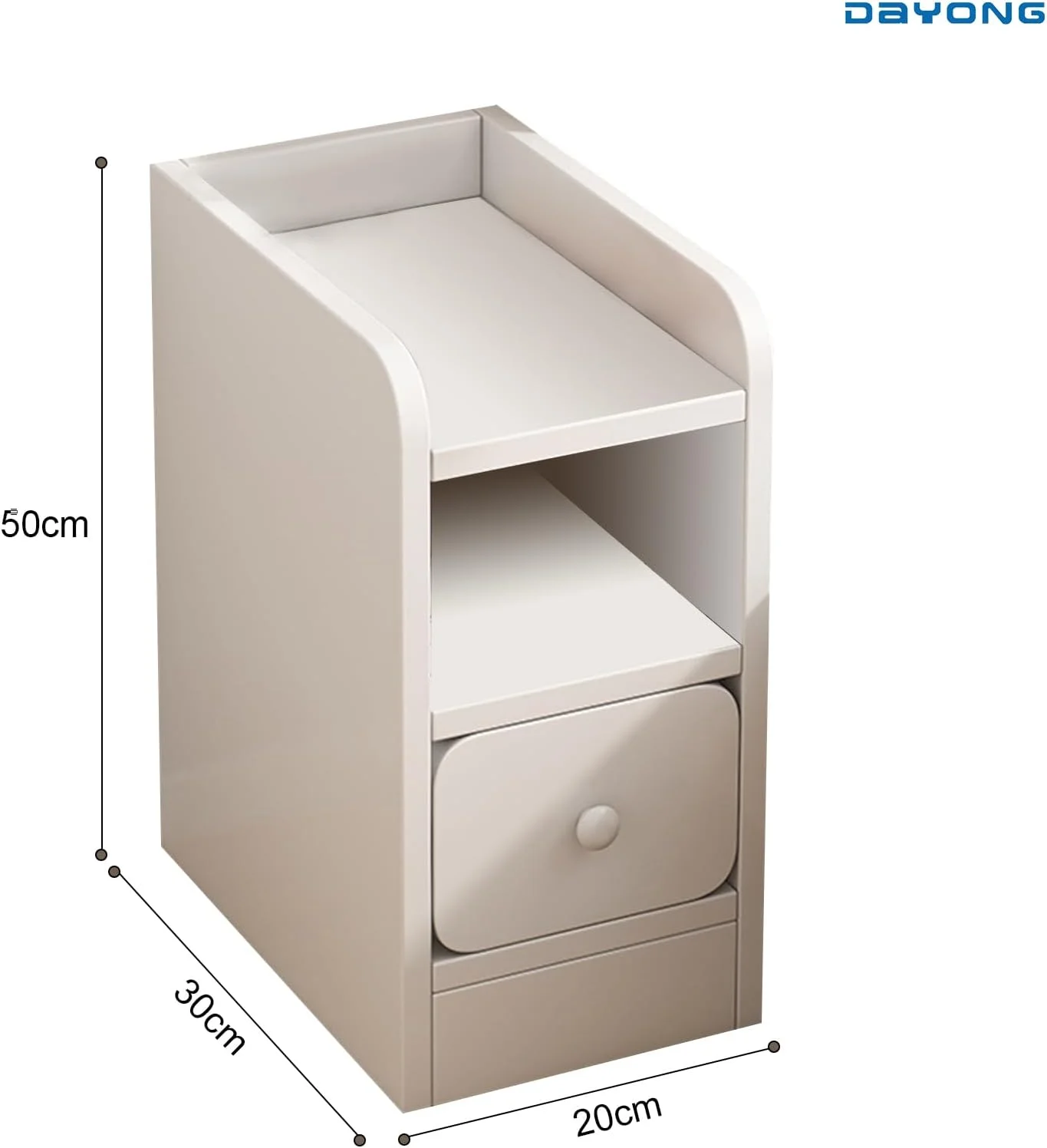 میز پاتختی باریک DAYONG با کشو و قفسه باز، میز کنار تختی، میز عسلی چوبی، میز باریک برای فضاهای کوچک، اتاق نشیمن، اتاق خواب (عرض 20 سانتی متر) میز پاتختی باریک DAYONG با کشو و قفسه باز، میز کنار تختی، میز عسلی چوبی، میز باریک برای فضاهای کوچک، اتاق نشیمن، اتاق خواب (عرض 20 سانتی متر)