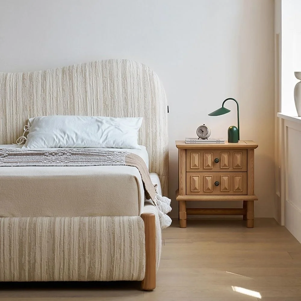 میز کنار تختی چوبی با طراحی قدیمی برای اتاق خواب، میز ذخیره سازی، کنار مبل، مناسب اتاق نشیمن، دارای کشو میز کنار تختی چوبی با طراحی قدیمی برای اتاق خواب، میز ذخیره سازی، کنار مبل، مناسب اتاق نشیمن، دارای کشو