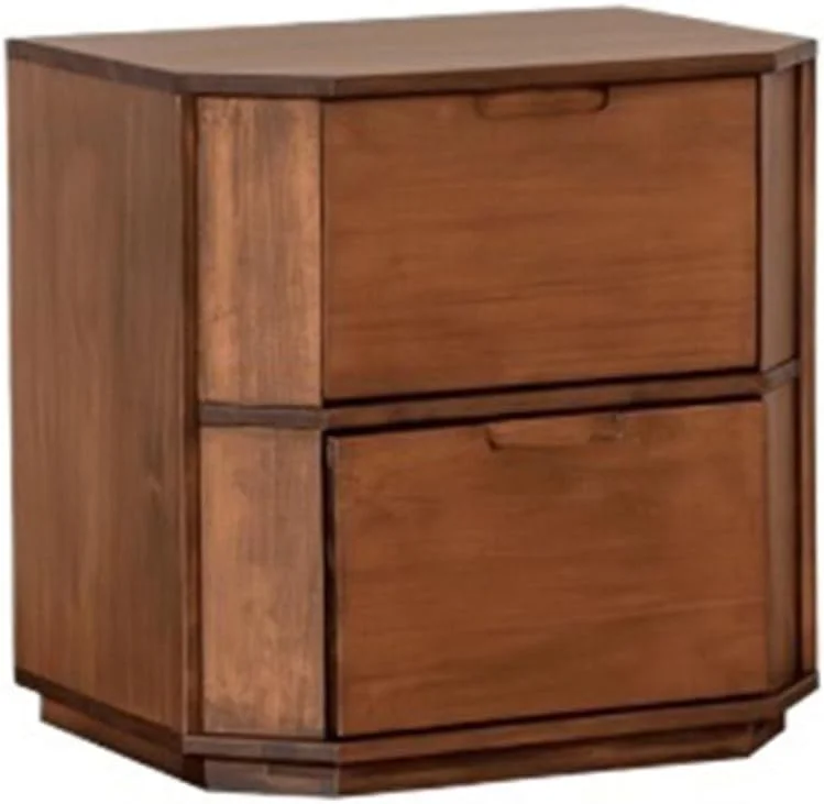 میز عسلی چوبی چند وجهی با طرح قدیمی، کمد کوچک کنار تخت با کشو میز عسلی چوبی چند وجهی با طرح قدیمی، کمد کوچک کنار تخت با کشو