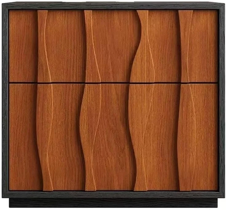 میز کنار تختی با طراحی خطوط ساده، کابینت ذخیره سازی قابل انباشت با کشو میز کنار تختی با طراحی خطوط ساده، کابینت ذخیره سازی قابل انباشت با کشو