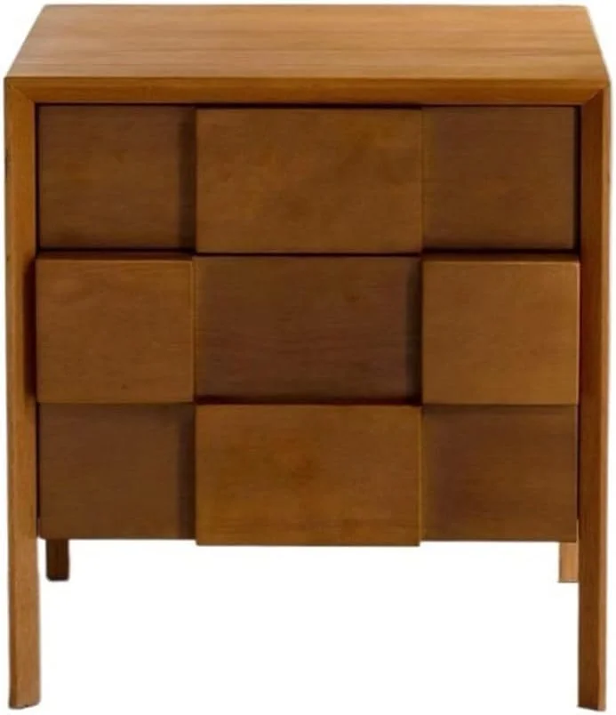 میز کنار تختی اتاق خواب با طرح شطرنجی قدیمی، میز ذخیره سازی کنار تخت با کشو، برای مبل میز کنار تختی با کشو