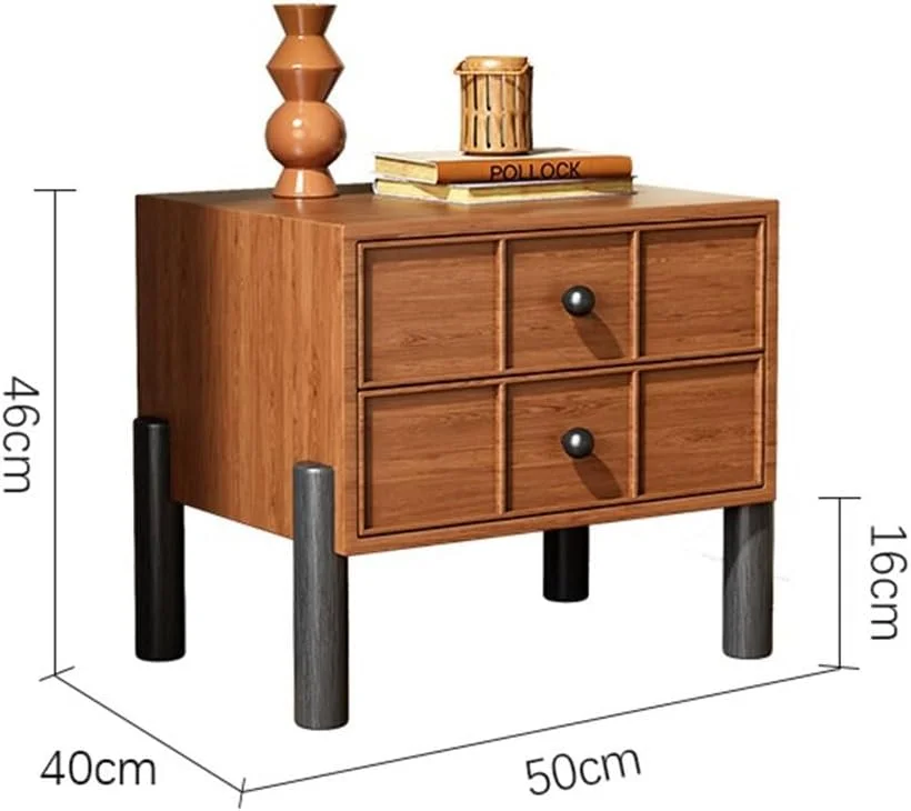 میز کنار تختی با طراحی رنگی قدیمی، مناسب اتاق خواب با کشو، میز جانبی مبل، کمد کوتاه میز کنار تختی با طراحی رنگی قدیمی، مناسب اتاق خواب با کشو، میز جانبی مبل، کمد کوتاه