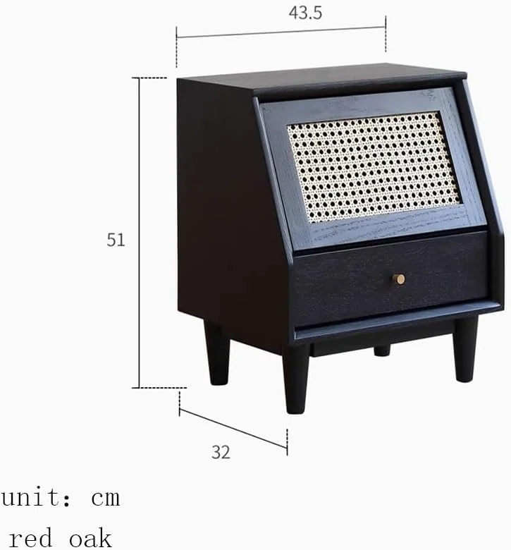 میز جانبی ساده بامبو، کابینت ذخیره سازی کنار تخت، اتاق خواب مشکی، با کشو میز کنار تختی با کشو میز جانبی ساده بامبو، کابینت ذخیره سازی کنار تخت، اتاق خواب مشکی، با کشو میز کنار تختی با کشو