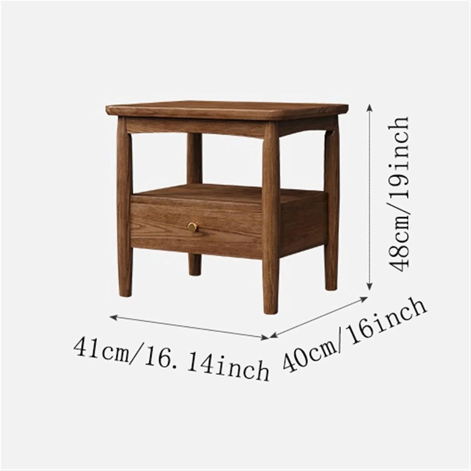 کابینت ذخیره سازی چوبی کنار تخت با کشو، میز کنار تختی شیک و کوچک برای اتاق نشیمن، اتاق خواب، مطالعه، برای کتاب، لامپ و غیره کابینت ذخیره سازی چوبی کنار تخت با کشو، میز کنار تختی شیک و کوچک برای اتاق نشیمن، اتاق خواب، مطالعه، برای کتاب، لامپ و غیره