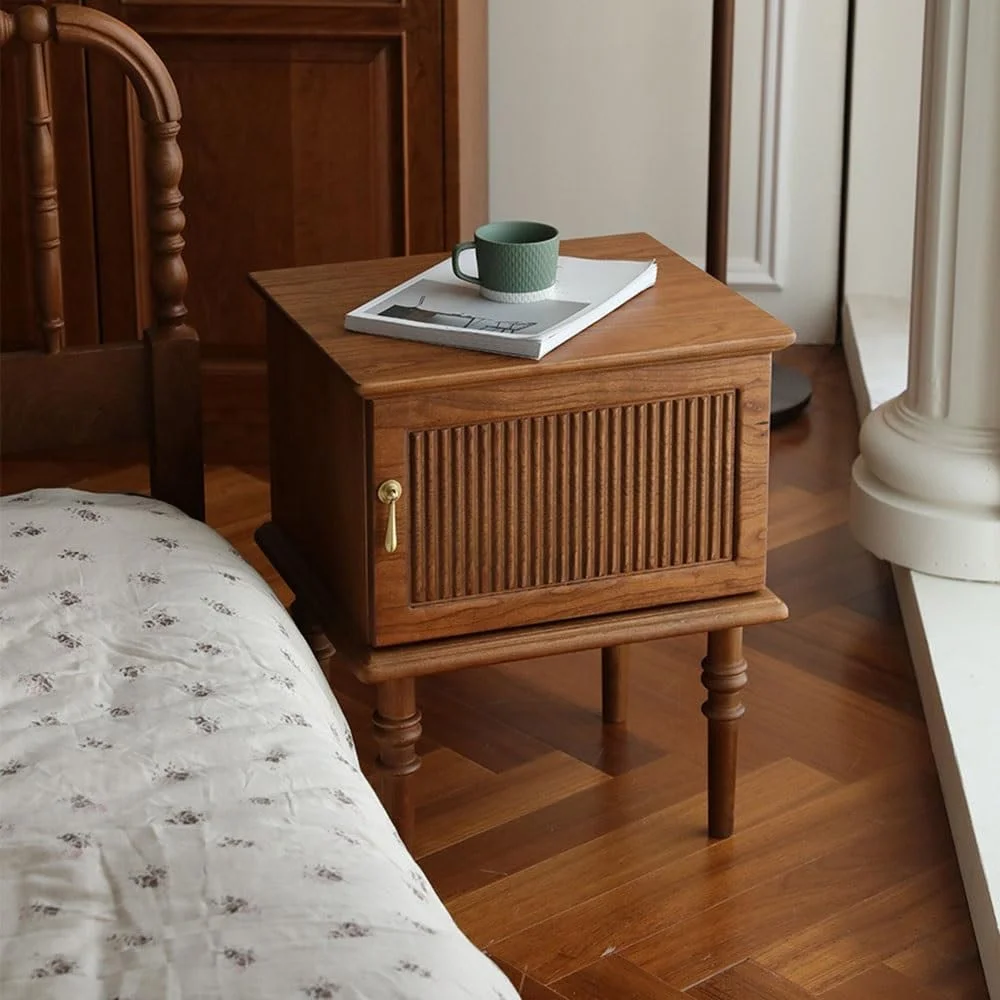 میز کنار تختی کلاسیک، کم ارتفاع برای اتاق خواب، کابینت نگهداری چوبی، برای کنار مبل میز کنار تخت با کشو میز کنار تختی کلاسیک، کم ارتفاع برای اتاق خواب، کابینت نگهداری چوبی، برای کنار مبل میز کنار تخت با کشو