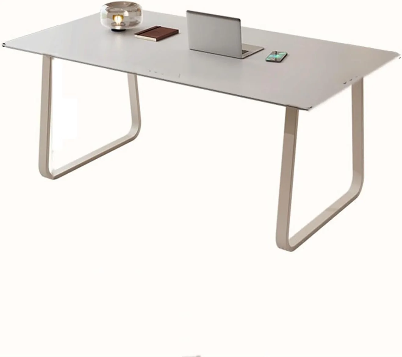 میز کامپیوتر کرم بادی، میز دانش آموزی خانگی کوچک، سفید خالص، صفحه سنگی، میز مدرن مستطیلی ساده (120 * 60 * 75 سانتی متر) میز کامپیوتر کرم بادی، میز دانش آموزی خانگی کوچک، سفید خالص، صفحه سنگی، میز مدرن مستطیلی ساده (120 * 60 * 75 سانتی متر)