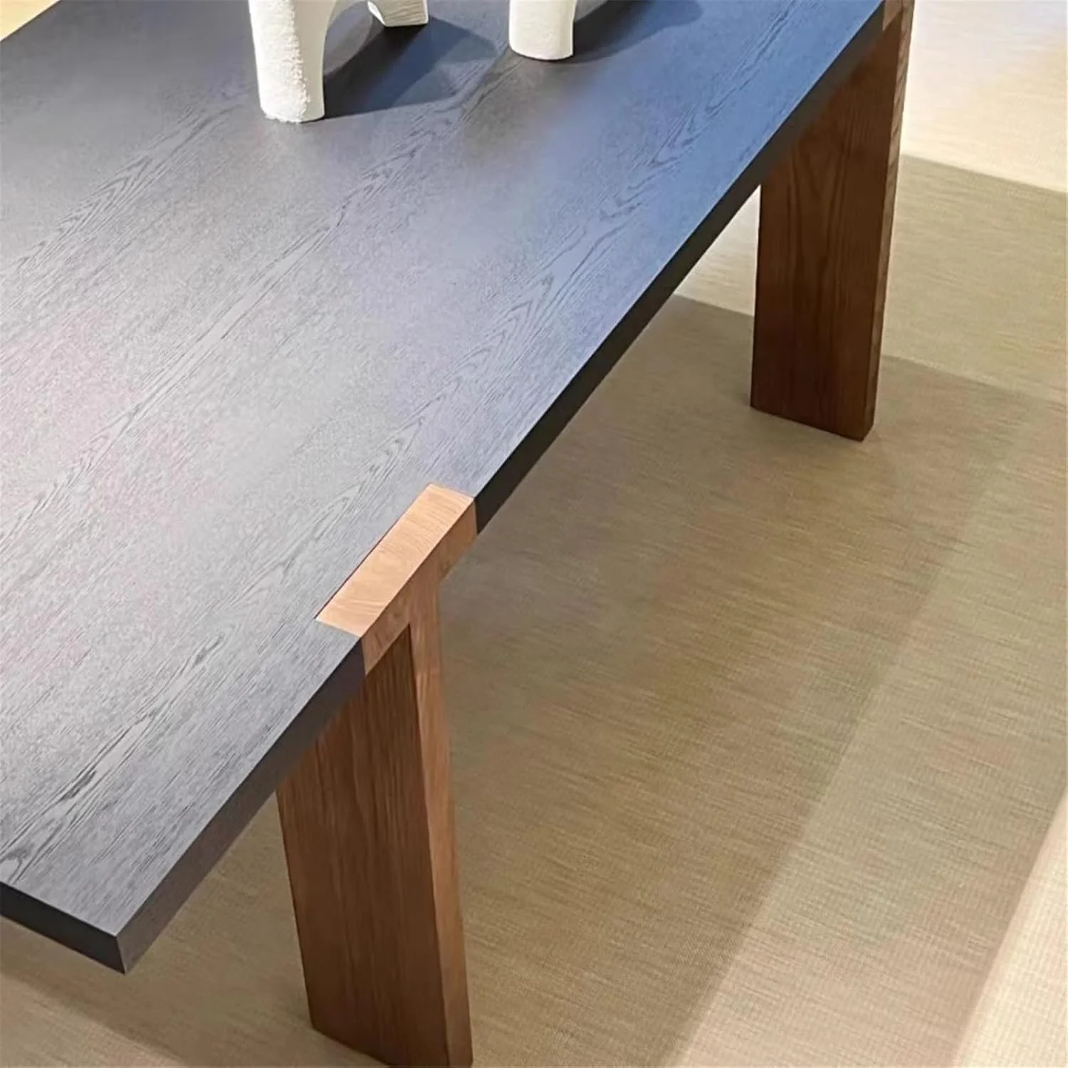 میز کامپیوتر، میز چوبی بادوام با طراحی مدرن و ساده، میز غذاخوری مشکی مات، میز جلسات مستطیلی از چوب کاج، و ایستگاه کاری (L)