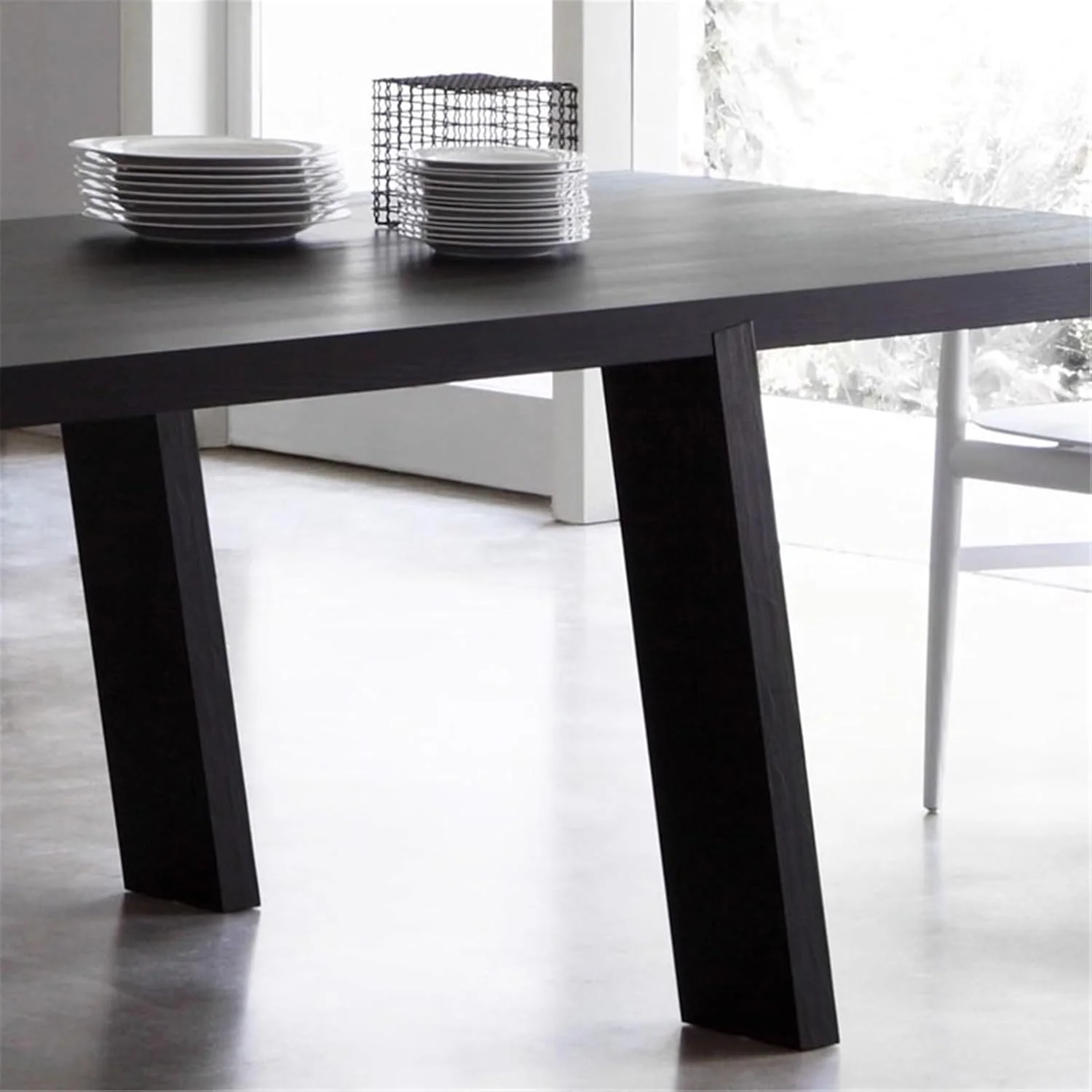 میز کامپیوتر چوبی با طراحی ساده، میز غذاخوری خانگی مشکی، میز جلسات اداری مستطیلی مدرن (S) میز کامپیوتر چوبی با طراحی ساده، میز غذاخوری خانگی مشکی، میز جلسات اداری مستطیلی مدرن (S)