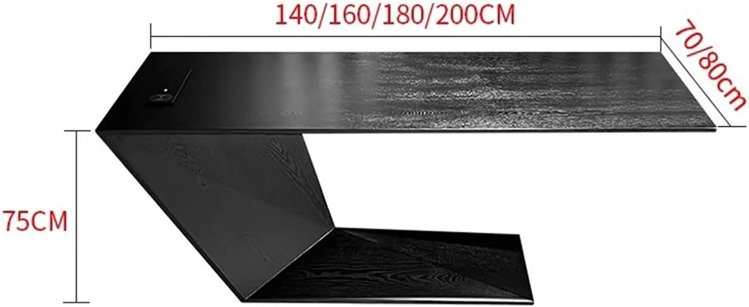 میز کامپیوتر، میز کار مدرن چوبی با پایه قوی (XL) میز کامپیوتر، میز کار مدرن چوبی با پایه قوی (XL)