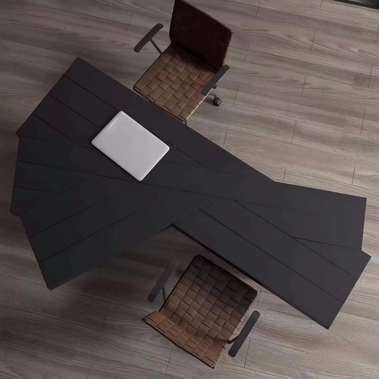 میز کامپیوتر، میز مدرن و ساده از جنس چوب جامد، میز کار مینیمال، طراحی لوکس و شیک مناسب منزل (220 * 120 * 75cm) میز کامپیوتر، میز مدرن و ساده از جنس چوب جامد، میز کار مینیمال، طراحی لوکس و شیک مناسب منزل (220 * 120 * 75cm)