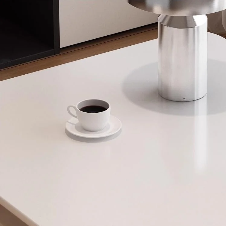 میز کامپیوتر چوبی محکم به رنگ سفید کرمی، میز تحریر مدرن با دو کشو و کمد قابل تنظیم (XL) میز کامپیوتر چوبی محکم به رنگ سفید کرمی، میز تحریر مدرن با دو کشو و کمد قابل تنظیم (XL)