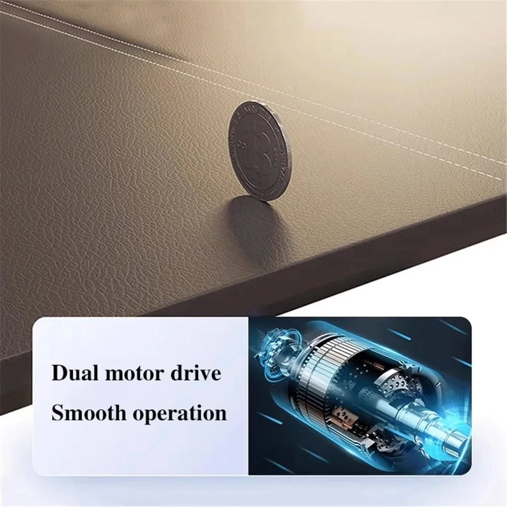 میز کامپیوتر L شکل با قابلیت تنظیم ارتفاع، میز برقی ایستاده گوشه ای، ایستگاه کاری نشستن و ایستادن با پورت های شارژ (L) میز کامپیوتر L شکل با قابلیت تنظیم ارتفاع، میز برقی ایستاده گوشه ای، ایستگاه کاری نشستن و ایستادن با پورت های شارژ (L)