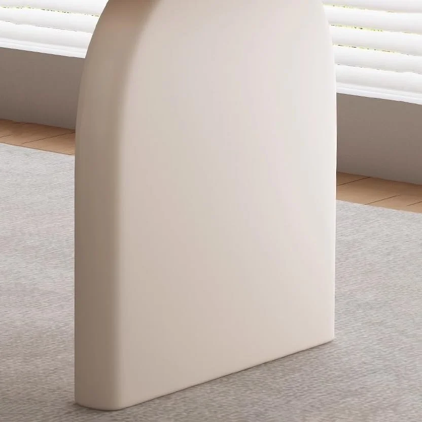 میز کامپیوتر چوبی محکم با رنگ سفید شیری، میز تحریر مدرن با دو کشو و کمد قابل تنظیم (XL) میز کامپیوتر چوبی محکم با رنگ سفید شیری، میز تحریر مدرن با دو کشو و کمد قابل تنظیم (XL)