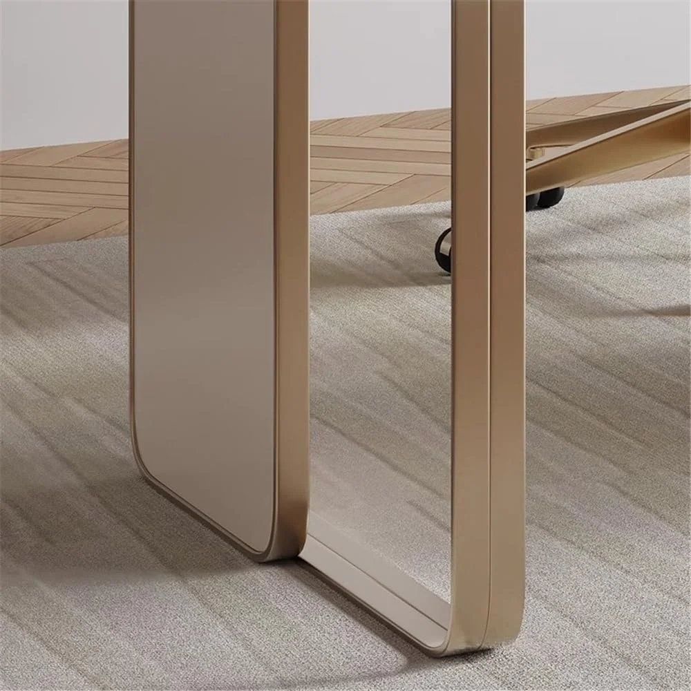 میز کامپیوتر شخصی با فضای ذخیره سازی، میز کار مدرن خانگی با رویه سنگ اسلب و ایستگاه شارژ (M) میز کامپیوتر شخصی با فضای ذخیره سازی، میز کار مدرن خانگی با رویه سنگ اسلب و ایستگاه شارژ (M)