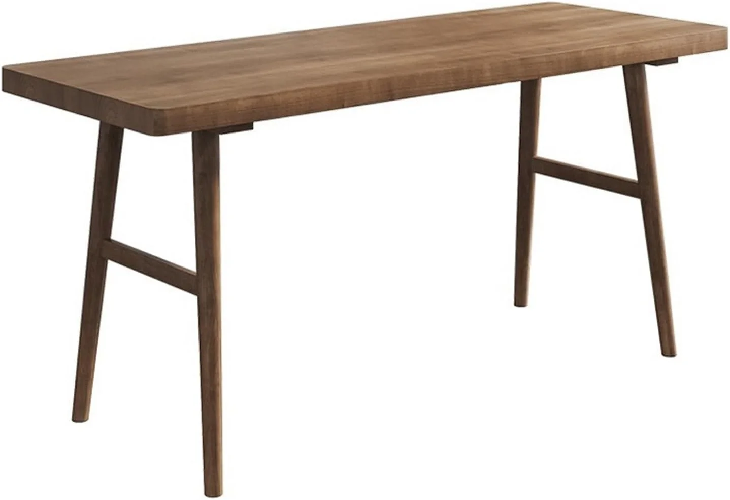 میز کامپیوتر، میز تحریر چوبی ساده برای دفتر کار خانگی، میز کار بادوام و مدرن برای لپتاپ، رنگ گردویی (XL) میز کامپیوتر، میز تحریر چوبی ساده برای دفتر کار خانگی، میز کار بادوام و مدرن برای لپتاپ، رنگ گردویی (XL)