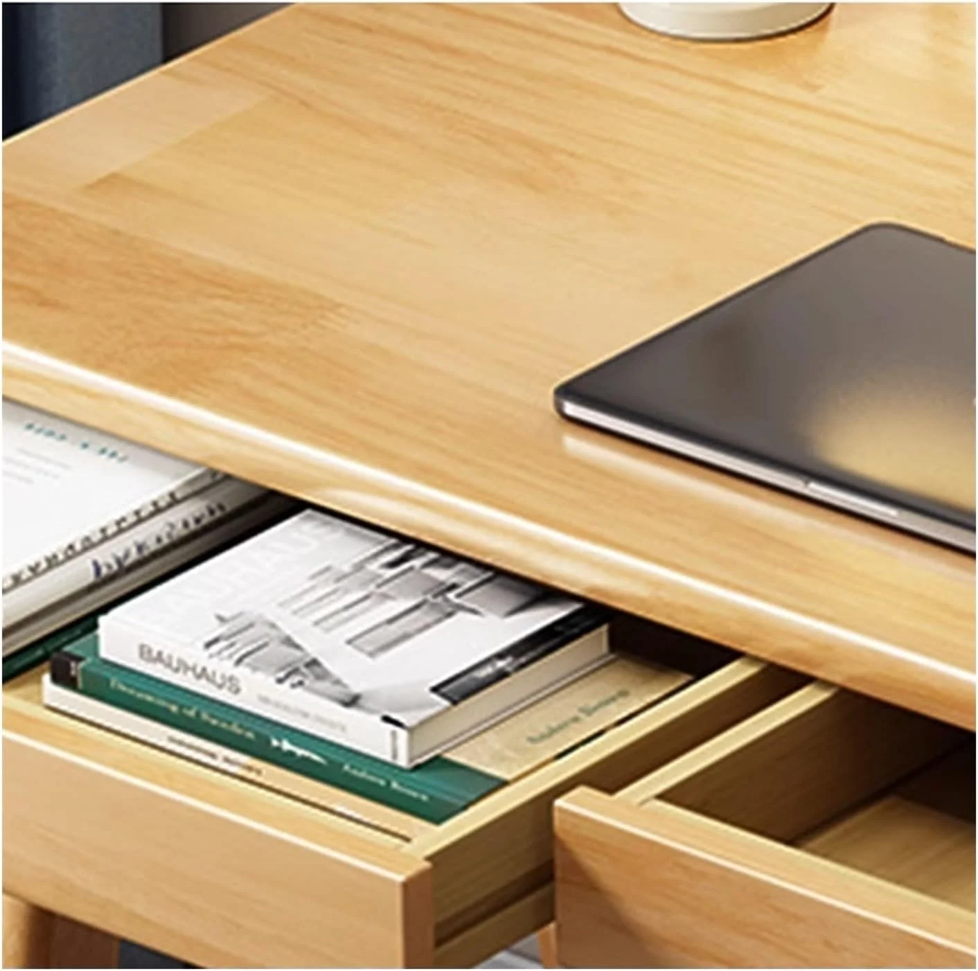 میز کامپیوتر میز چوبی میز تحریر خانگی میز کامپیوتر رومیزی اتاق خواب مطالعه مستطیلی (A, 120 * 60 * 75cm)