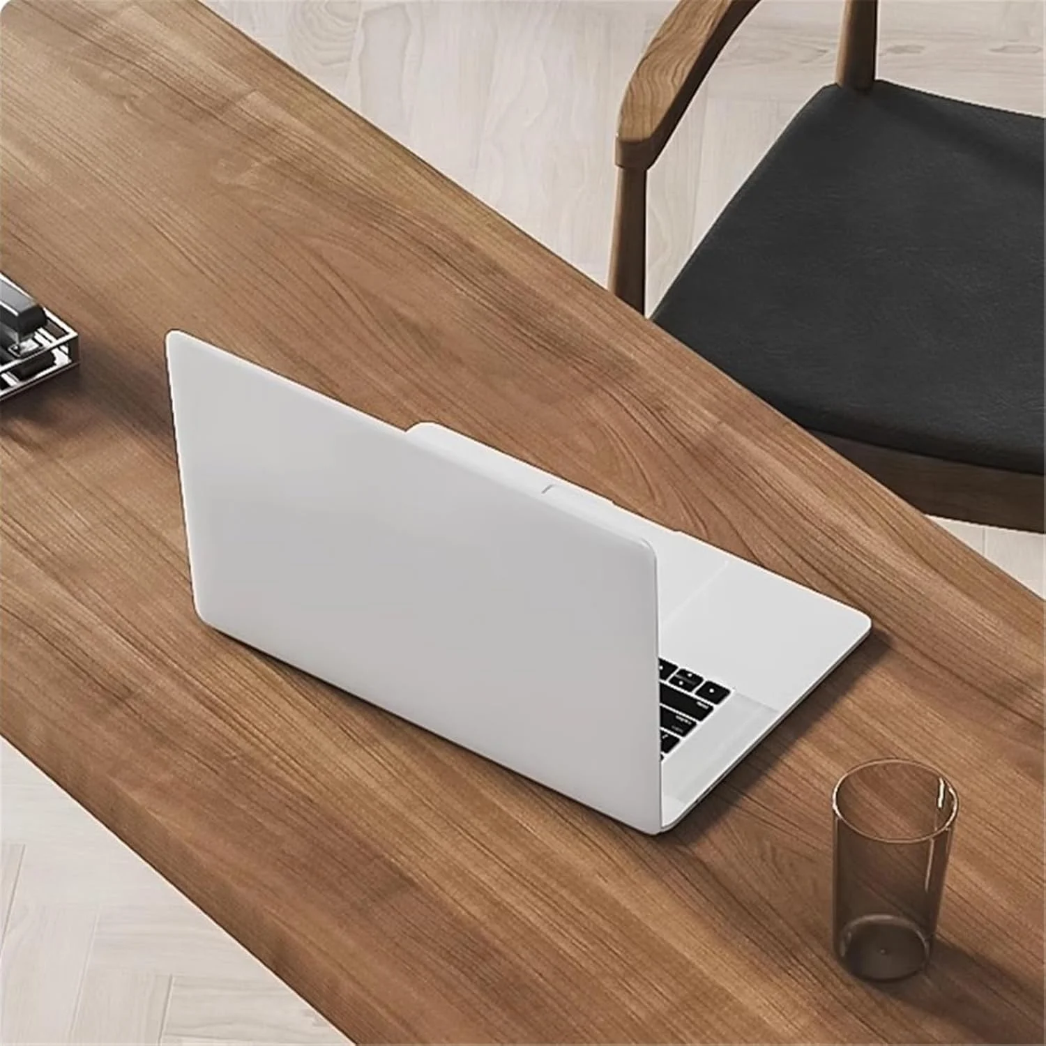 میز کامپیوتر، میز تحریر چوبی ساده برای دفتر کار خانگی، میز کار بادوام و مدرن برای لپتاپ، رنگ گردویی (XL) میز کامپیوتر، میز تحریر چوبی ساده برای دفتر کار خانگی، میز کار بادوام و مدرن برای لپتاپ، رنگ گردویی (XL)