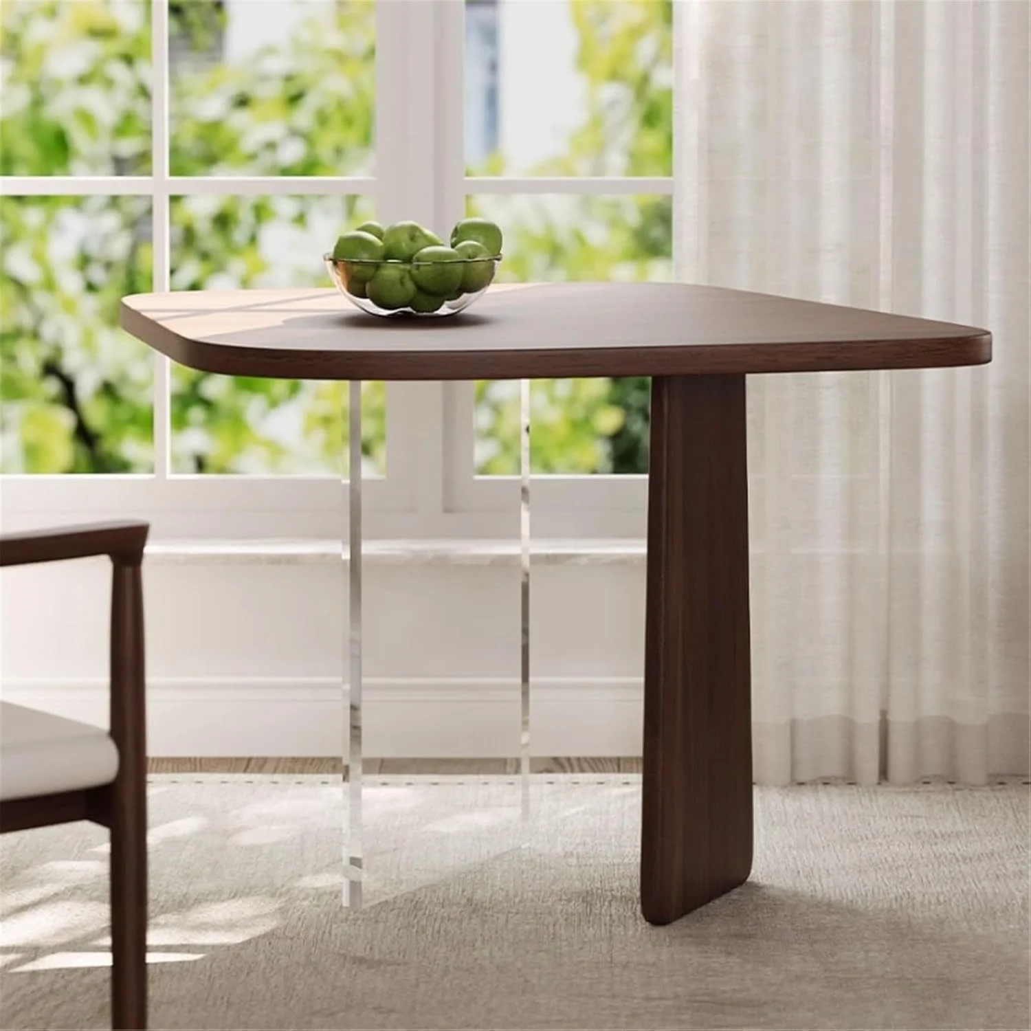 میز کنفرانس و میز تحریر مستطیلی مدرن، ایستگاه کاری جادار از چوب گردوی سیاه برای دفتر کار خانگی (M) میز کنفرانس و میز تحریر مستطیلی مدرن، ایستگاه کاری جادار از چوب گردوی سیاه برای دفتر کار خانگی (M)