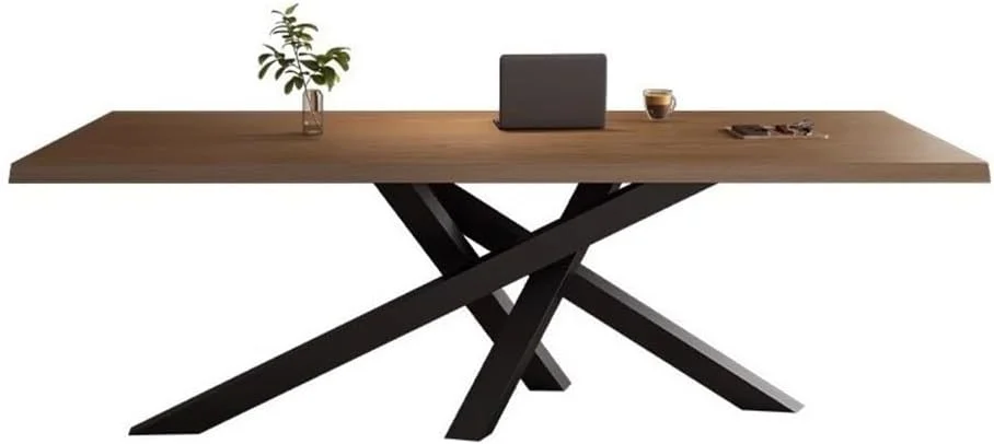 میز کامپیوتر، میز کار مدرن با پایه های فلزی خلاقانه و سطح بزرگ برای لپ تاپ (مشکی, M) میز کامپیوتر، میز کار مدرن با پایه های فلزی خلاقانه و سطح بزرگ برای لپ تاپ (مشکی, M)