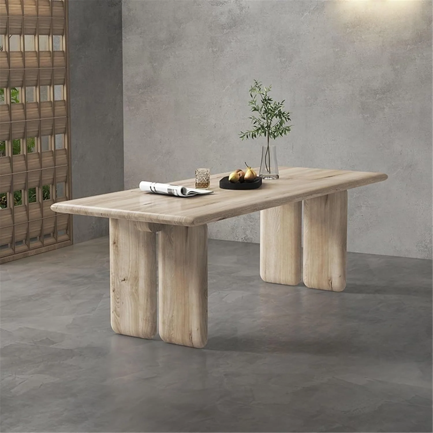 میز کامپیوتر، میز کار مستطیلی مدرن و ساده، میز غذاخوری چوبی محکم به سبک اسکاندیناوی، میز جلسات بلند (S) میز کامپیوتر، میز کار مستطیلی مدرن و ساده، میز غذاخوری چوبی محکم به سبک اسکاندیناوی، میز جلسات بلند (S)