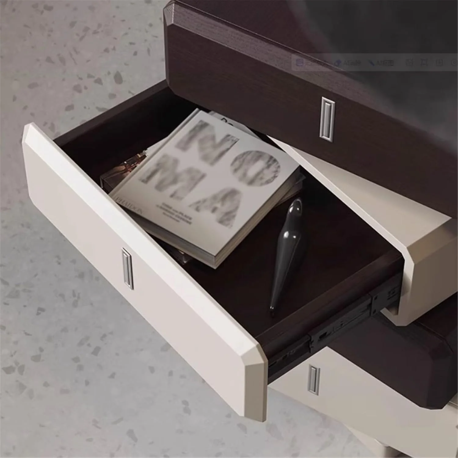 میز کامپیوتر، میز تحریر مدرن با فضای ذخیره سازی، میز آرایش شیشه ای و میز تحریر دودی با کشو چرخان (L) میز کامپیوتر، میز تحریر مدرن با فضای ذخیره سازی، میز آرایش شیشه ای و میز تحریر دودی با کشو چرخان (L)