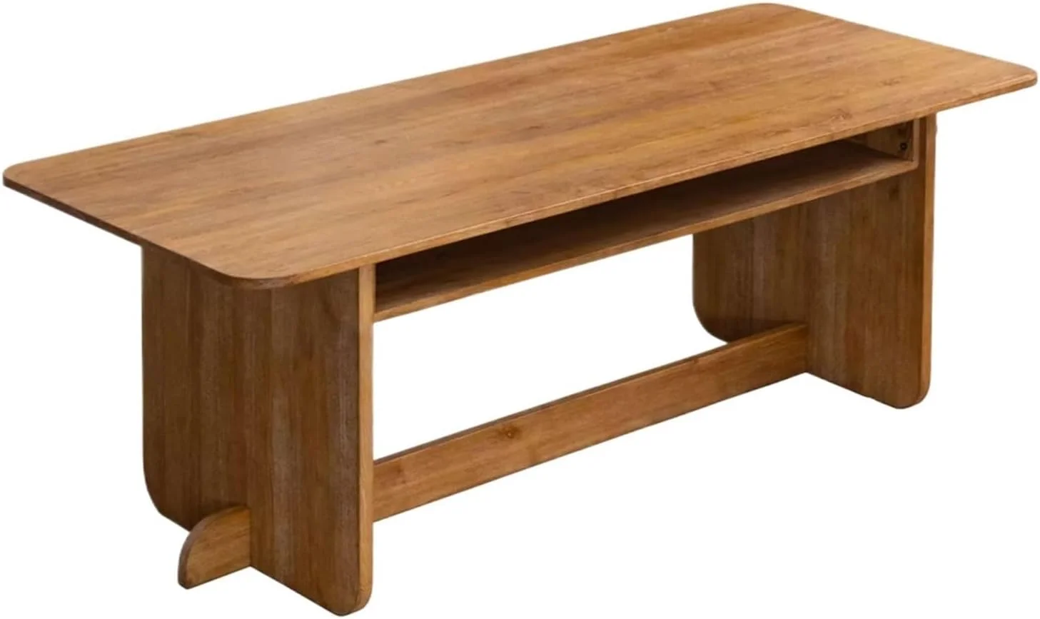 میز کامپیوتر، میز غذاخوری اداری از چوب جامد با قفسههای باز، ایستگاه کاری مستطیلی شکل با فضای ذخیرهسازی (L) میز کامپیوتر، میز غذاخوری اداری از چوب جامد با قفسههای باز، ایستگاه کاری مستطیلی شکل با فضای ذخیرهسازی (L)