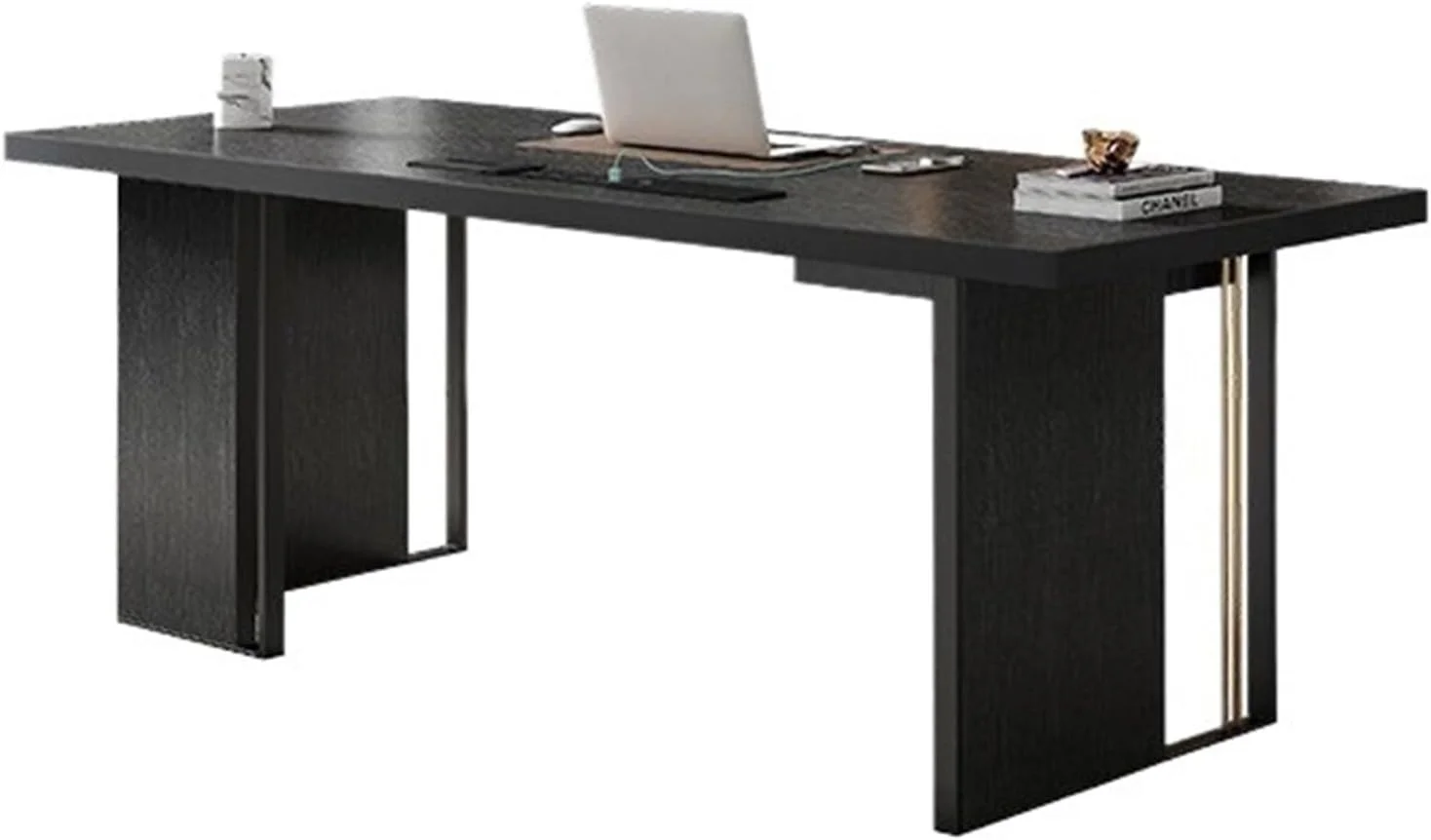 میز کامپیوتر، میز کار مدرن برای کامپیوتر شخصی با کشو، میز تحریر با روکش چوب بلوط مشکی مناسب برای دفتر کار خانگی میز کامپیوتر، میز کار مدرن برای کامپیوتر شخصی با کشو، میز تحریر با روکش چوب بلوط مشکی مناسب برای دفتر کار خانگی