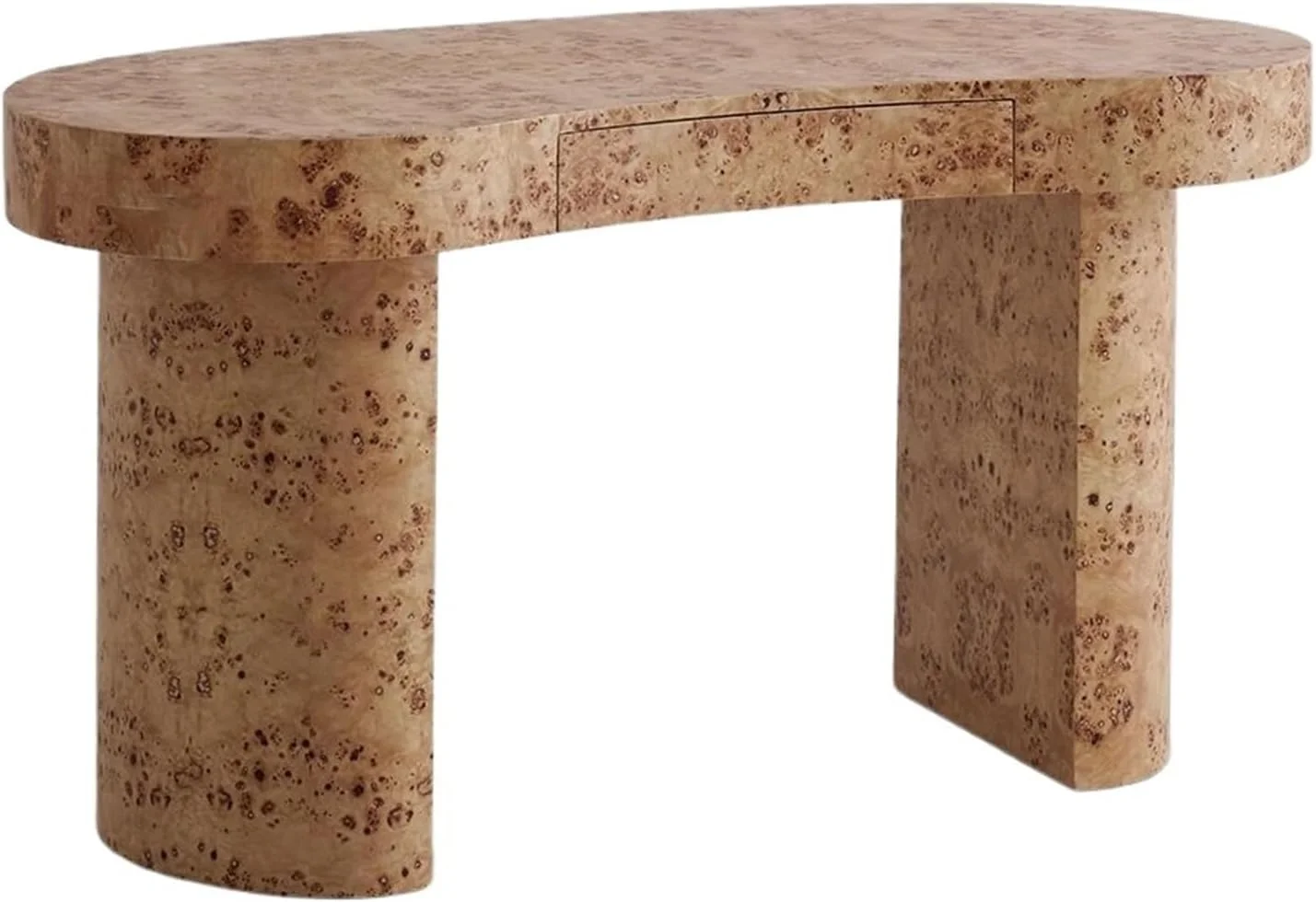 میز کامپیوتر، میز تحریر مدرن و ساده با سطح منحنی، میز تحریر چوبی محکم 63 اینچی با کشوی مخفی میز کامپیوتر، میز تحریر مدرن و ساده با سطح منحنی، میز تحریر چوبی محکم 63 اینچی با کشوی مخفی