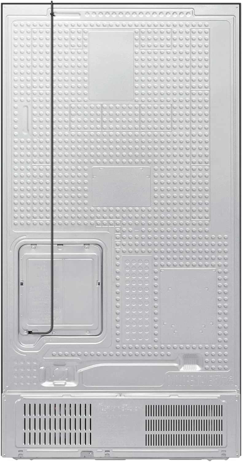 یخچال ساید بای ساید سامسونگ با ظرفیت خالص 655 لیتر، مجهز به هوش مصنوعی، حالت ذخیره انرژی هوش مصنوعی، مشکی، مدل RS70F65Q1FAE