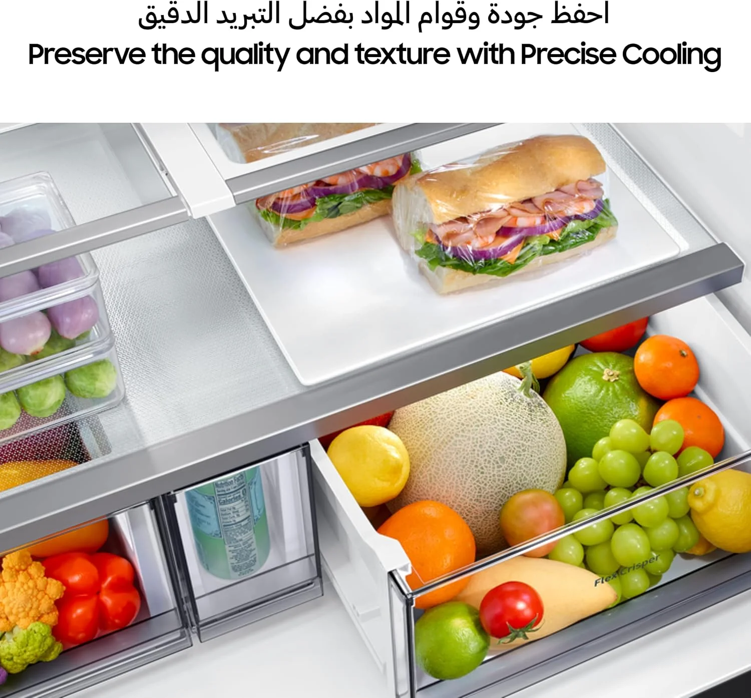 یخچال ساید بای ساید سامسونگ 602 لیتری، مدل فرانسوی، RF65A90TEB1/AE، مشکی، سیستم سرمایش سه گانه + (بازسازی شده) یخچال ساید بای ساید سامسونگ 602 لیتری، مدل فرانسوی، RF65A90TEB1/AE، مشکی، سیستم سرمایش سه گانه + (بازسازی شده)