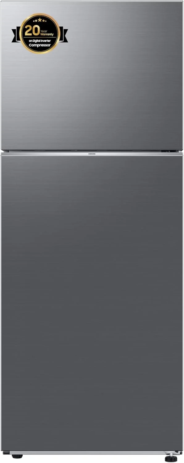 یخچال فریزر بالا سامسونگ 411 لیتر مدل RT42CG6424S9AE، استیل ضد زنگ، فناوری SpaceMax، کمپرسور اینورتر دیجیتال با عمر طولانی یخچال فریزر بالا سامسونگ 411 لیتر مدل RT42CG6424S9AE، استیل ضد زنگ، فناوری SpaceMax، کمپرسور اینورتر دیجیتال با عمر طولانی