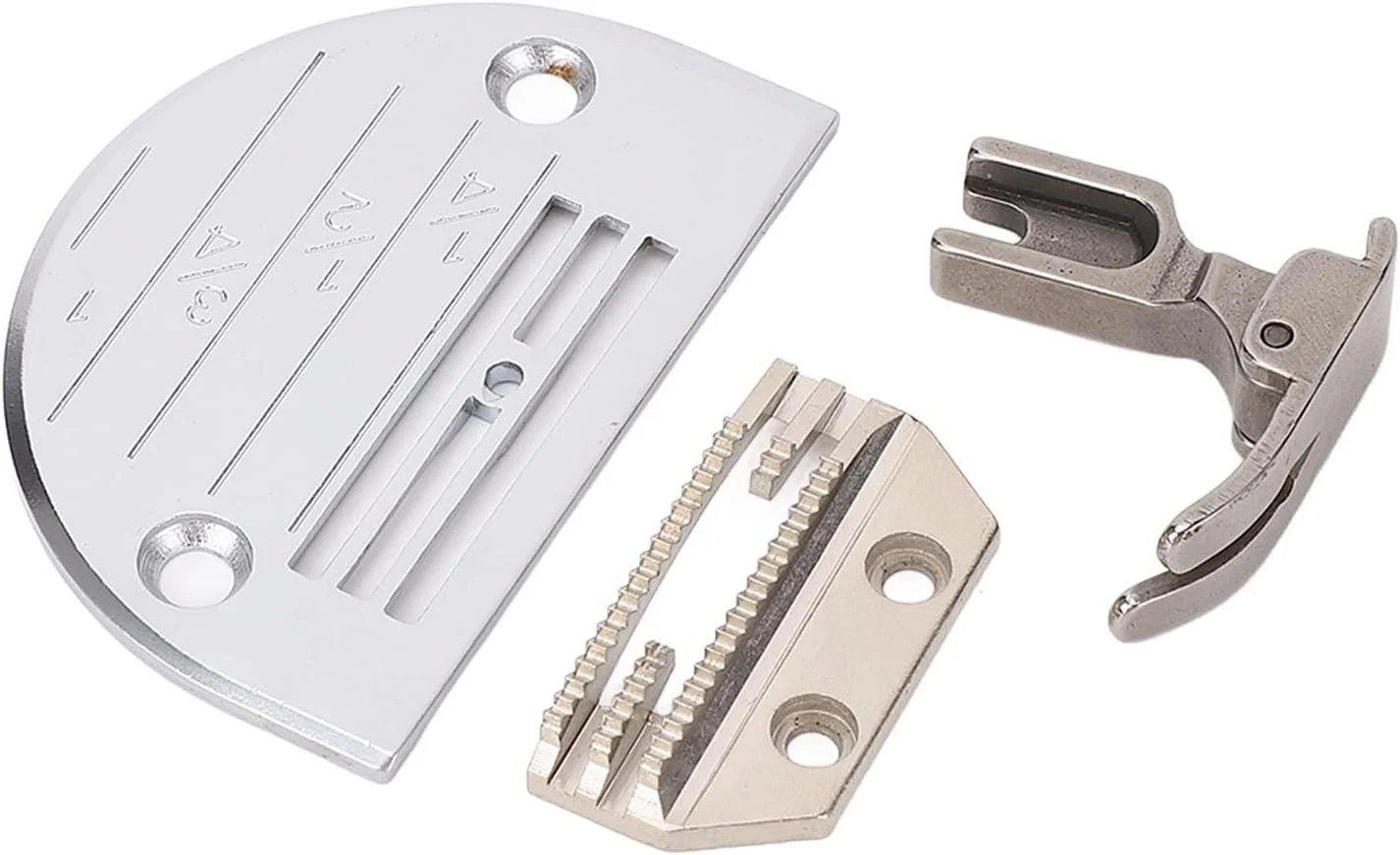 مجموعه صفحه سوزن، فیدر و پایه چرخ خیاطی صنعتی RIZGHWOY FD502803 XDN18T P351، قطعات برای چرخ خیاطی های تخت صنعتی