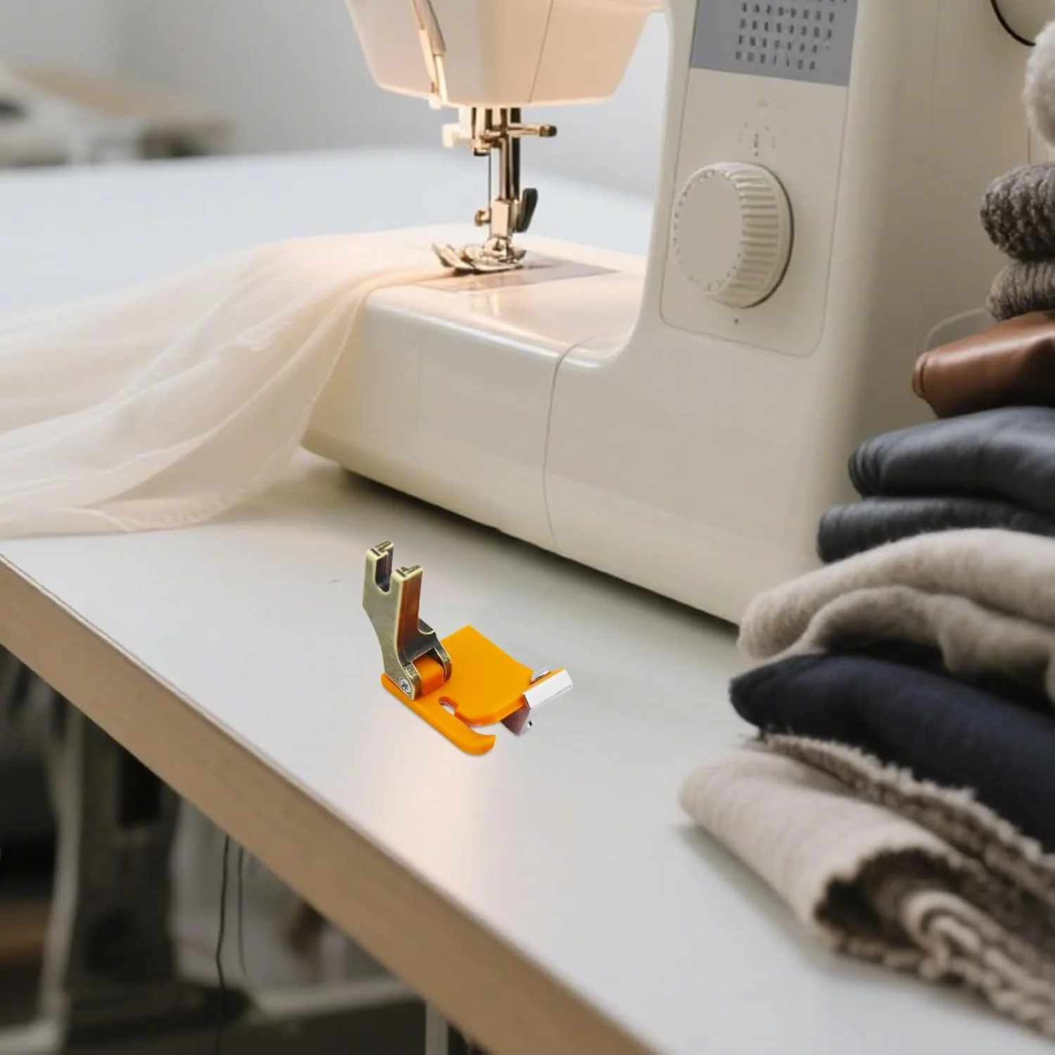 پایه های چرخ خیاطی، پایه های فشار دهنده لبه قابل تنظیم - لوازم جانبی چرخ خیاطی، ابزار راهنما برای خیاط مبتدی