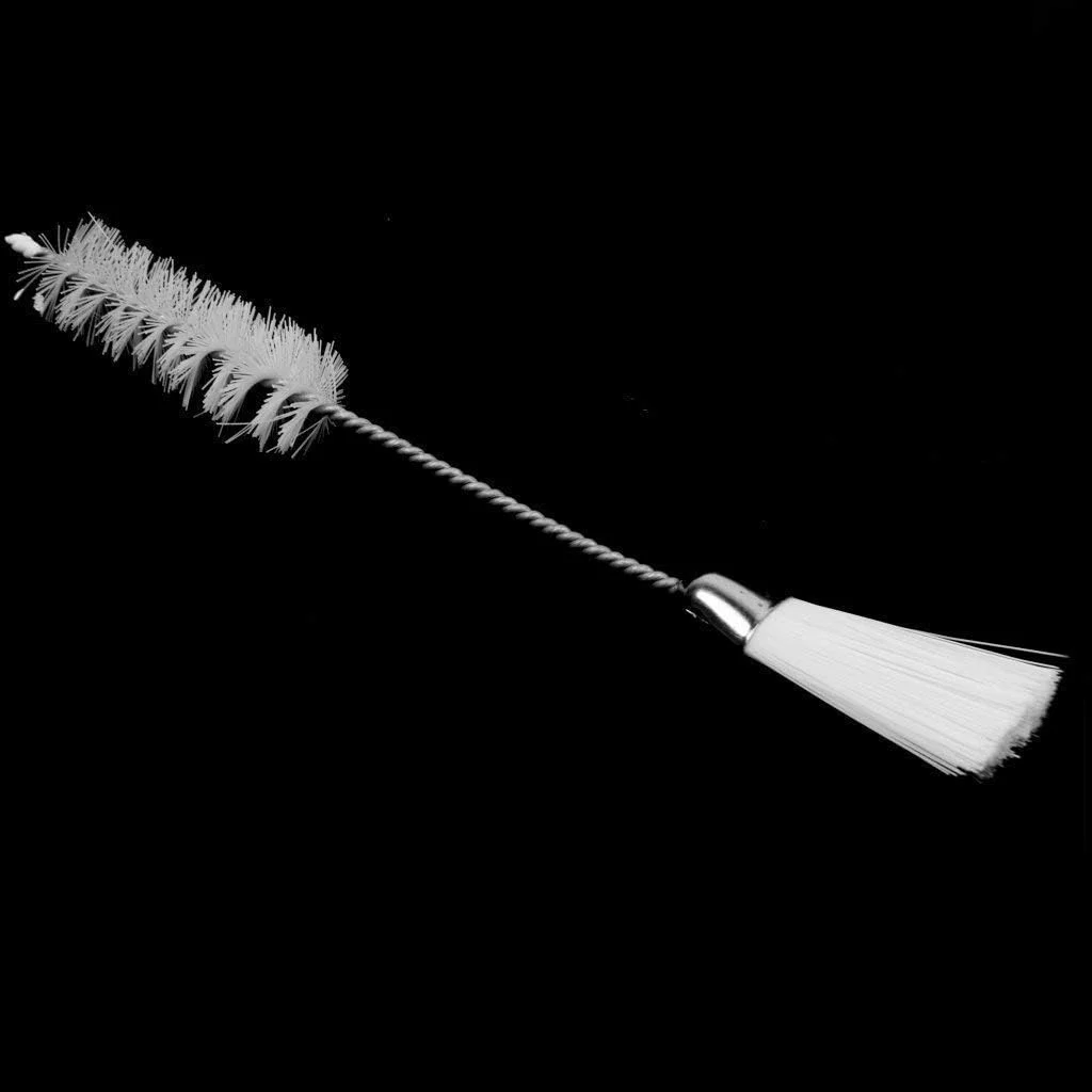 برس تمیز کننده چرخ خیاطی، برس دو سر، ابزار نگهداری معمول چرخ خیاطی برای تمیز کردن پرز، 1 عدد