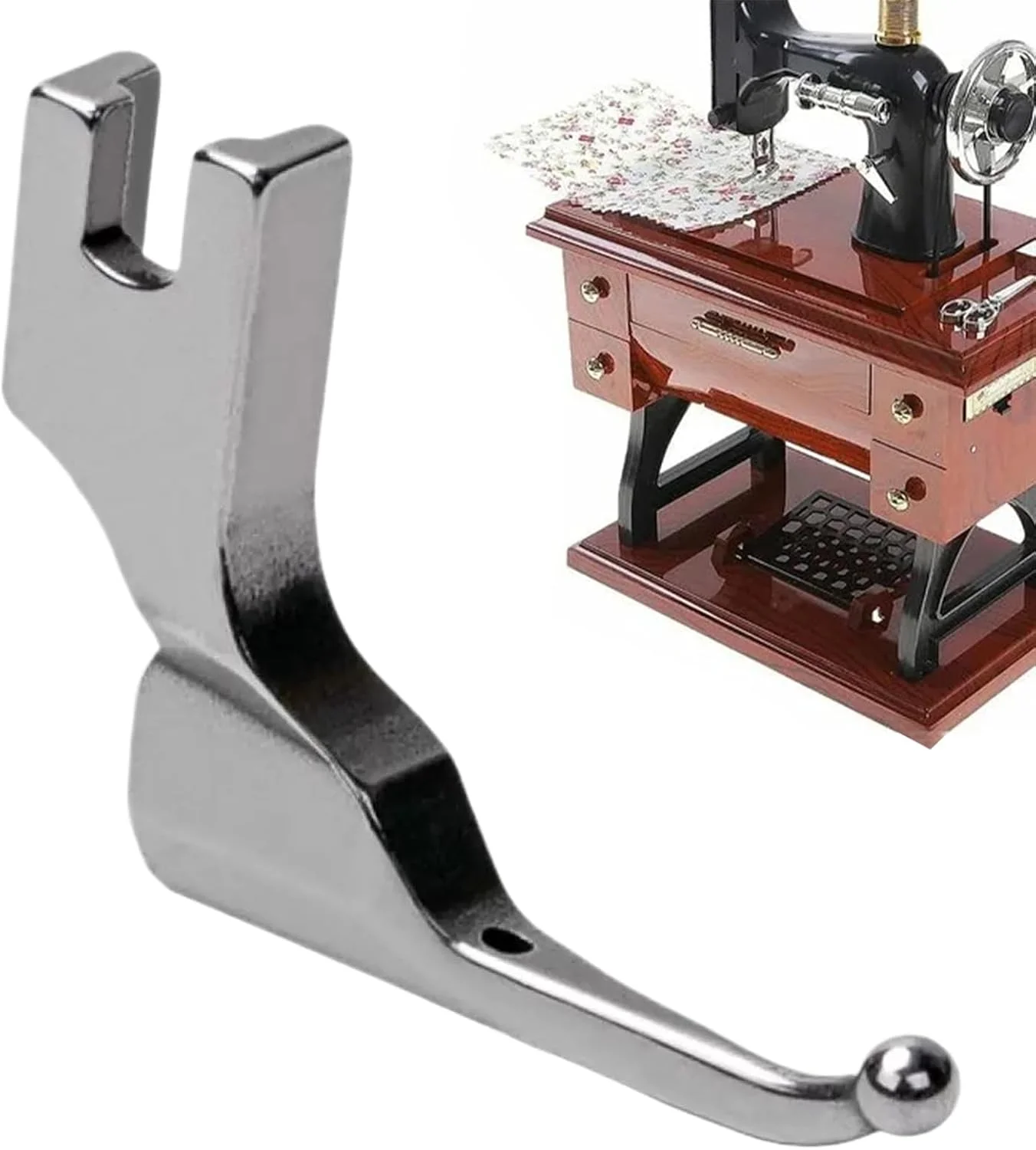 Sewing Machine Feet - Sequin Bead Presser Foot - Sewing Machine Attachment Anti-Curl Technology for Sequins Lace, Tulle, Wedding Dresses, Fashion Fabrics