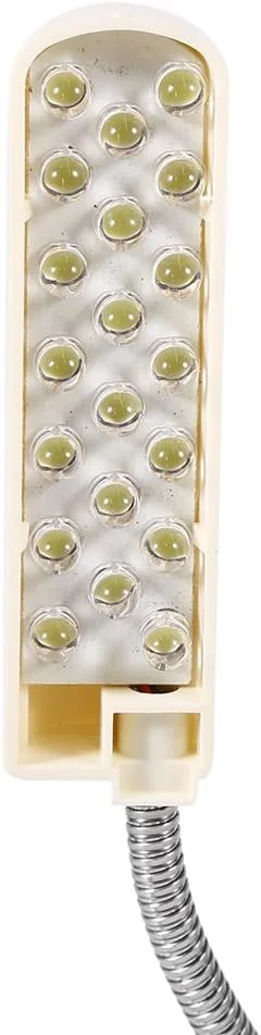 چراغ خیاطی LED با پایه مغناطیسی انعطاف پذیر و کلید روشن/خاموش، مناسب برای اتاق خیاطی و فضای کار (20LED)