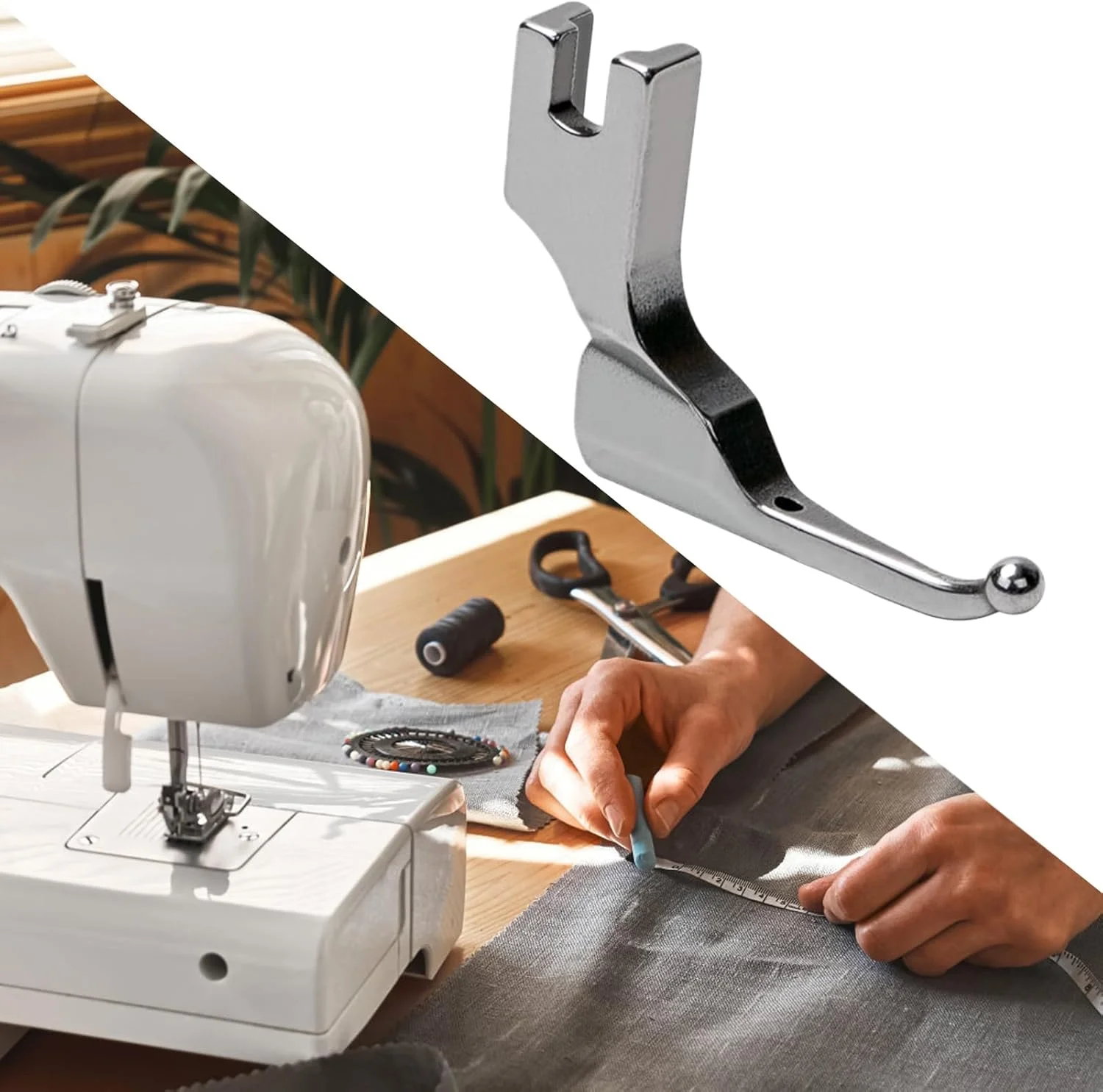 پایه های چرخ خیاطی - پایه های خیاطی | قطعات پرس مهره راهنمای لحاف دوزی برای طراحی لباس، روکش کاری، خیاطی، ساخت آلبوم، ساخت لباس، منزل