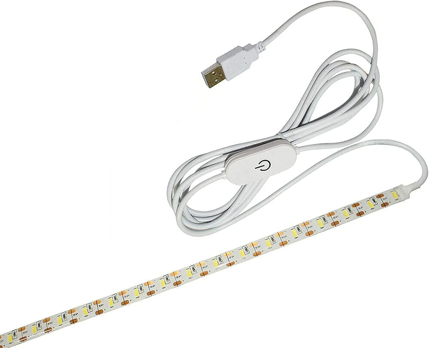 چراغ خیاطی USB، چراغ انعطاف پذیر خیاطی DC 5V 2M، نوار چراغ LED ماشین خیاطی با دیمر لمسی برای ماشین خیاطی سفید