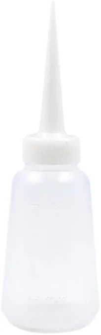 بطری روغن سفید شفاف 150 میلی لیتری برای نگهداری چرخ خیاطی، ساخت ظریف