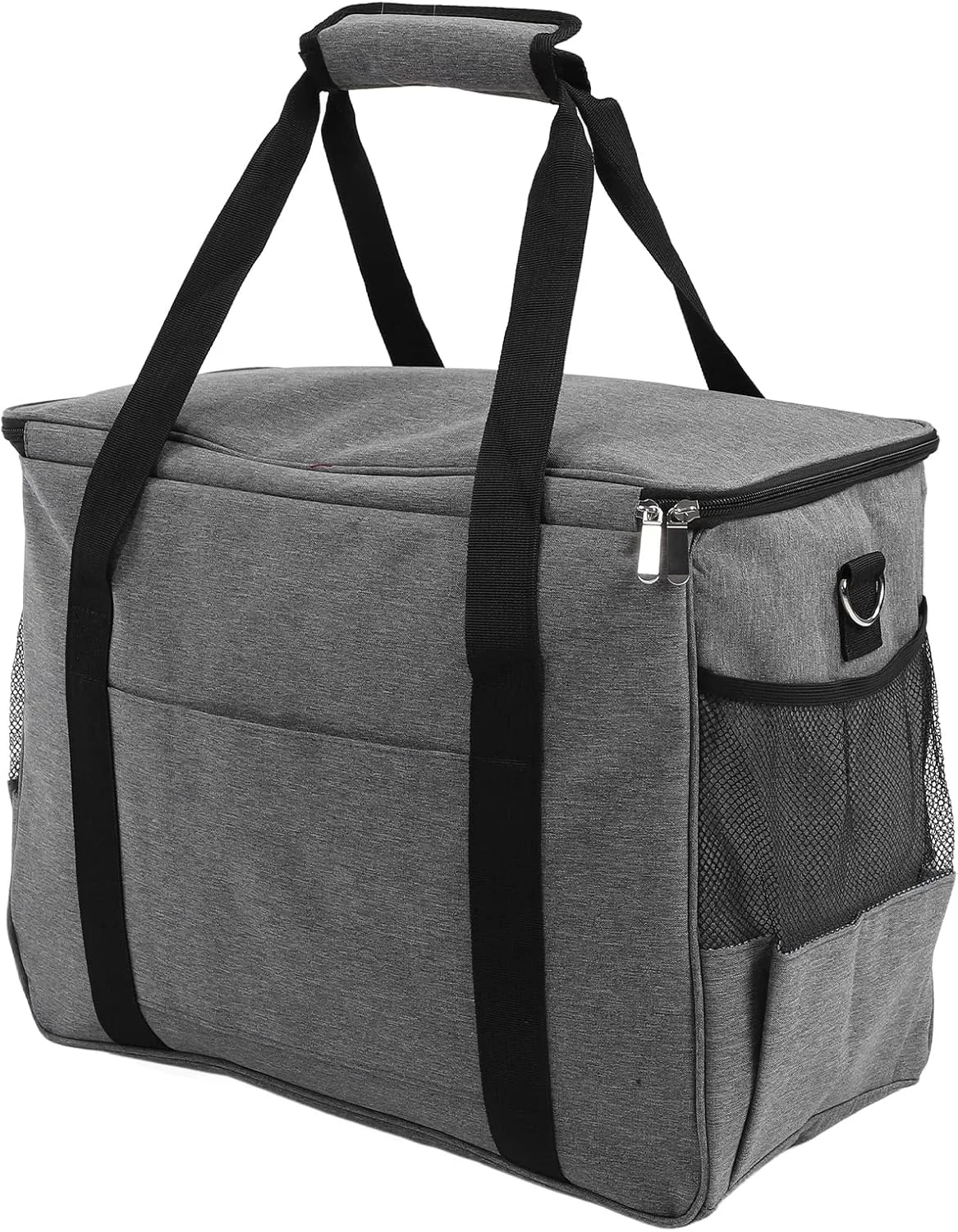 کیف چرخ خیاطی، کیف حمل چرخ خیاطی با دهانه عریض و جیب کناری برای محافظت و نگهداری چرخ خیاطی