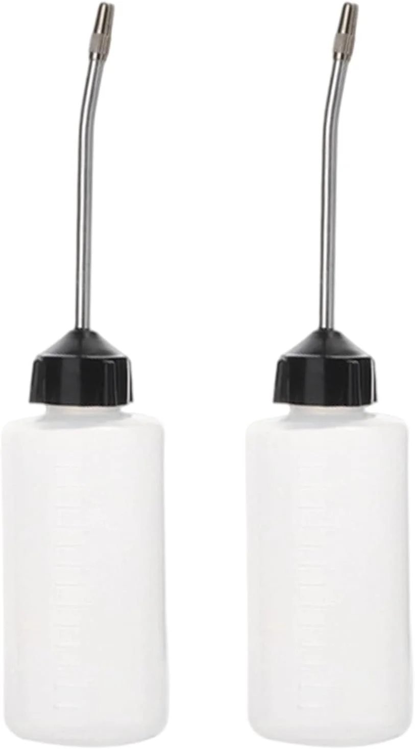 قلم روغن کاری چرخ خیاطی - بطری نوک سوزنی | ظرف 120 میلی لیتری با نازل بلند و دقیق برای موتورهای الکتریکی، توربین، نخ، صنایع دستی خانگی