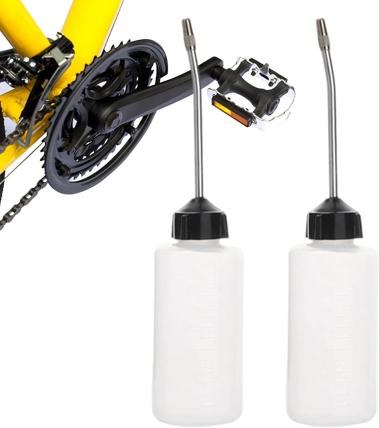 قلم روغن کاری چرخ خیاطی - روغن دان چرخ خیاطی | ظرف 120 میلی لیتری با نازل بلند برای موتورهای الکتریکی، کابل های نخ، صنایع دستی، فن های توربین صنعتی و پروژه های هنری