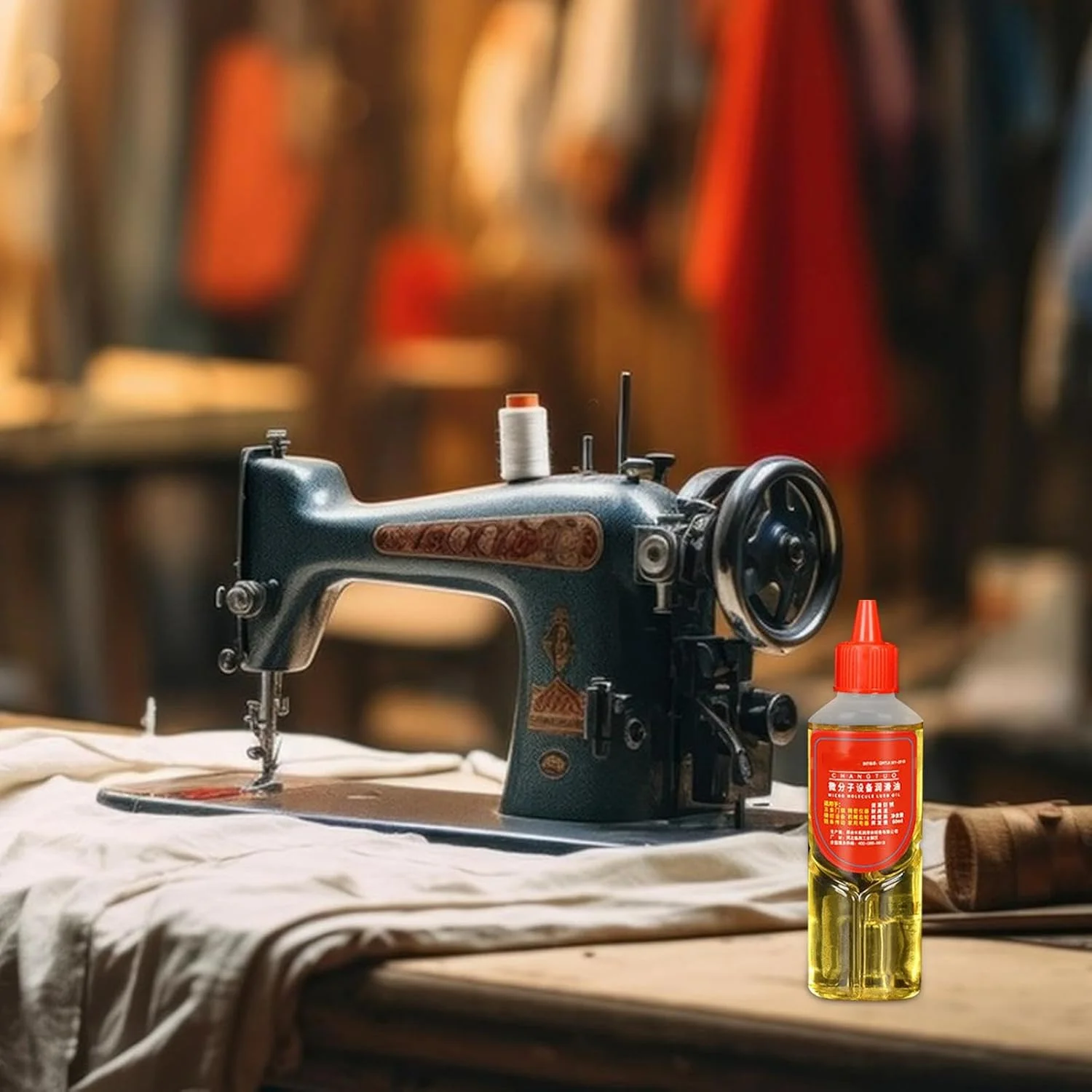 روغن چرخ خیاطی، روغن مخصوص مکانیک دقیق، روغن روان کننده سوزنی، روغن روان کننده 30 میلی لیتر