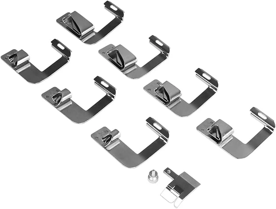 ست ۸ عددی پایه های چرخ خیاطی، پایه های مخصوص دوخت، لوازم یدکی برای چرخ خیاطی های برندهای مختلف