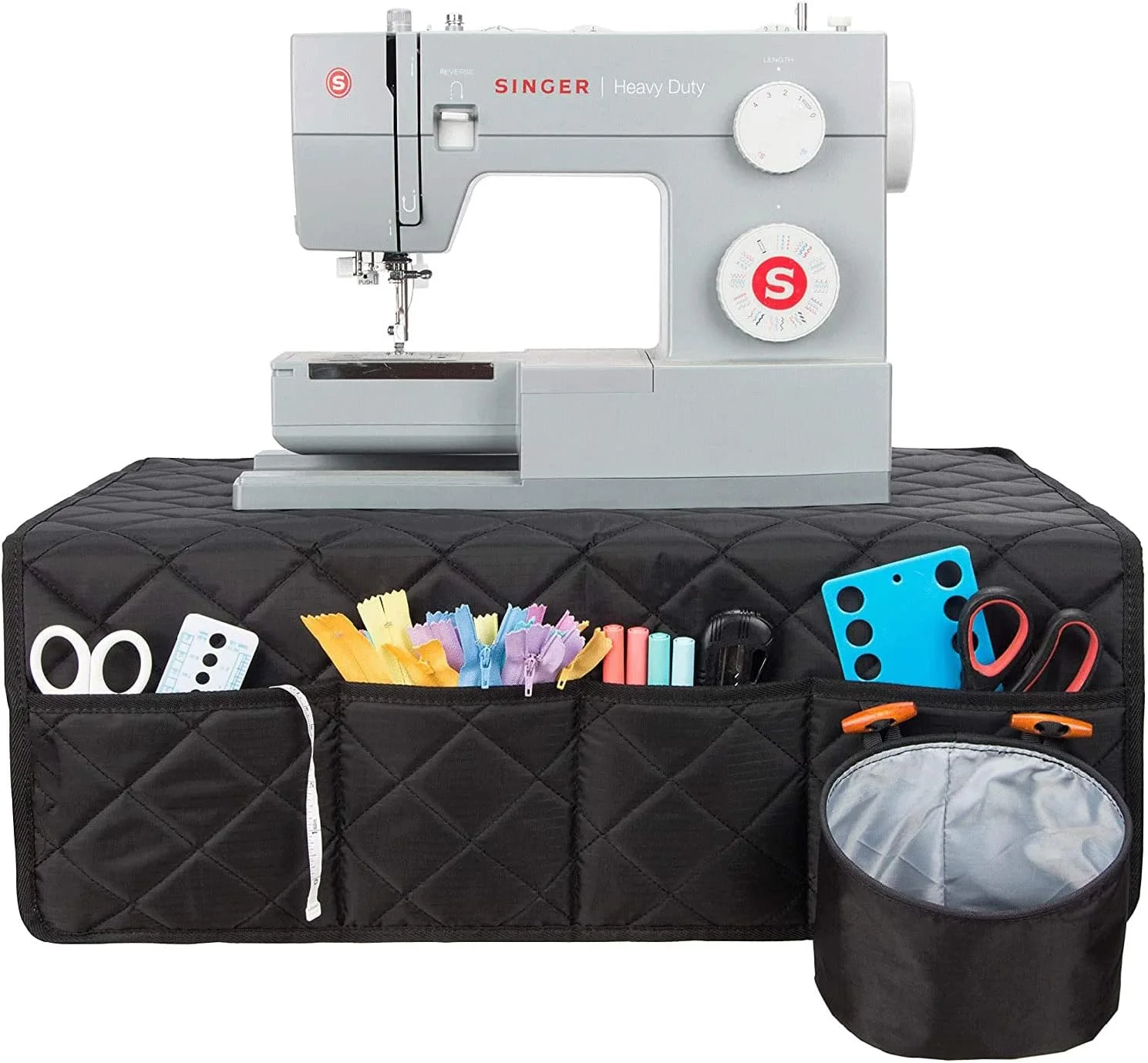 پد زیر چرخ خیاطی با جیب، نرم و ضد آب، مناسب برای لوازم جانبی چرخ خیاطی