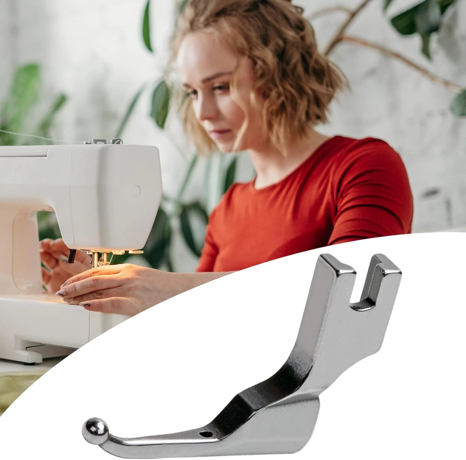 پایه های چرخ خیاطی، پایه مهره دوزی پولکی - راهنمای لحاف دوزی ضد فر خوردگی برای گلدوزی، دامن شب، طراحی لباس، ساخت آلبوم، خیاطی، ساخت لباس و کیف